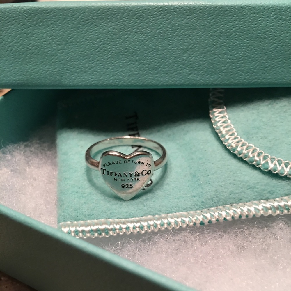 Tiffany & Co. sterling silver ring.